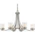 Willow by Z-Lite Brushed Nickel 6 Light Chandelier