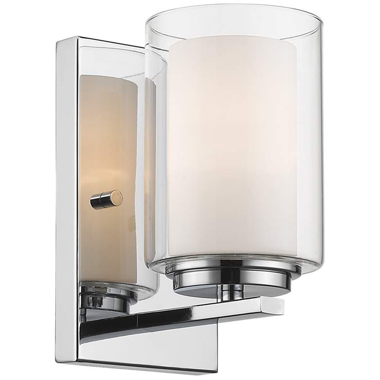 Image 1 Willow by Z-Lite Chrome 1 Light Wall Sconce