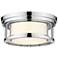 Willow by Z-Lite Chrome 2 Light Flush Mount
