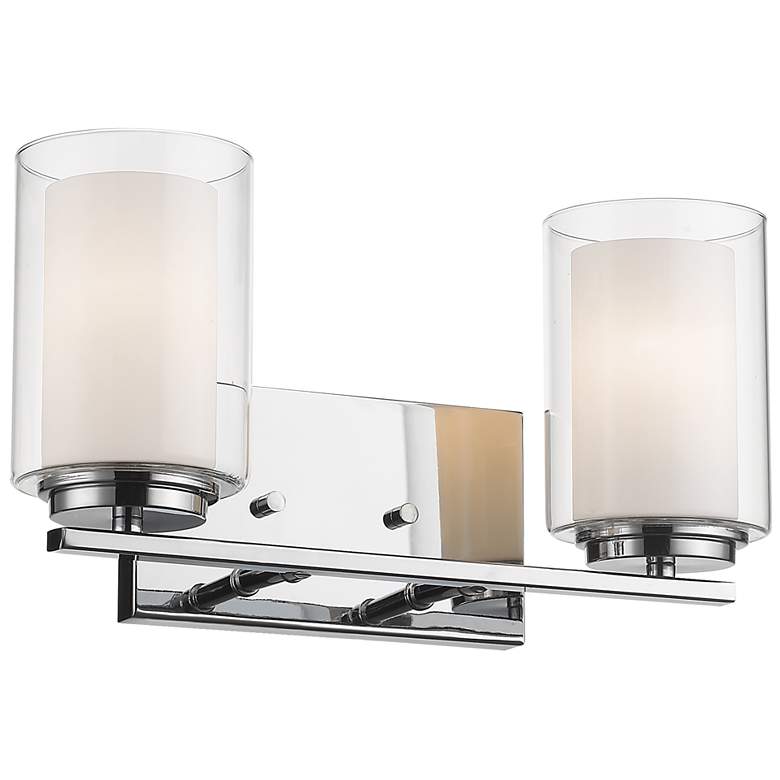 Image 1 Willow by Z-Lite Chrome 2 Light Vanity