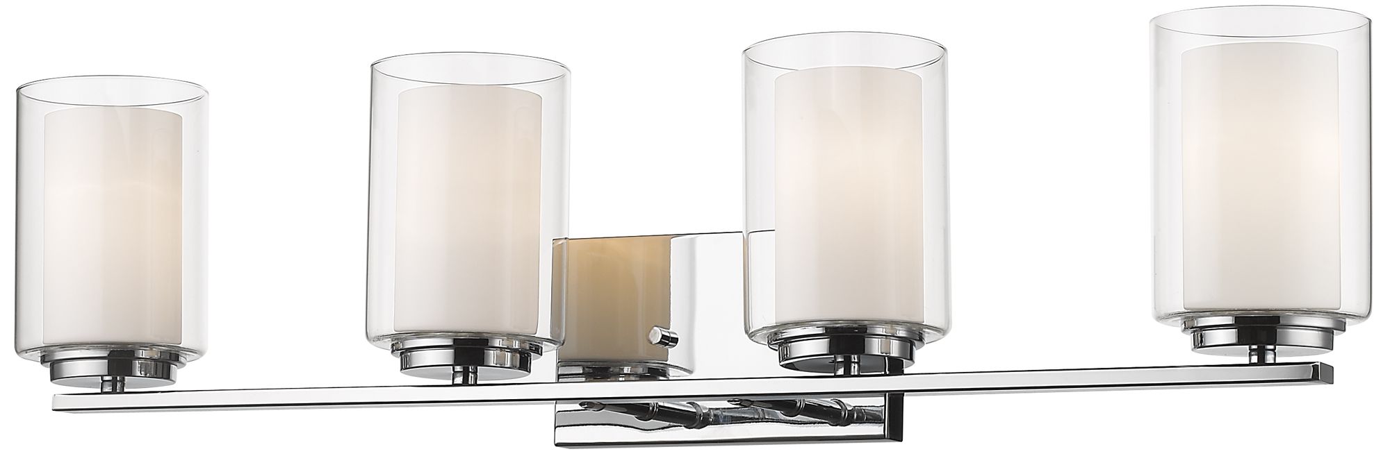 Willow by Z-Lite Chrome 31.5 inch 4 Light Vanity