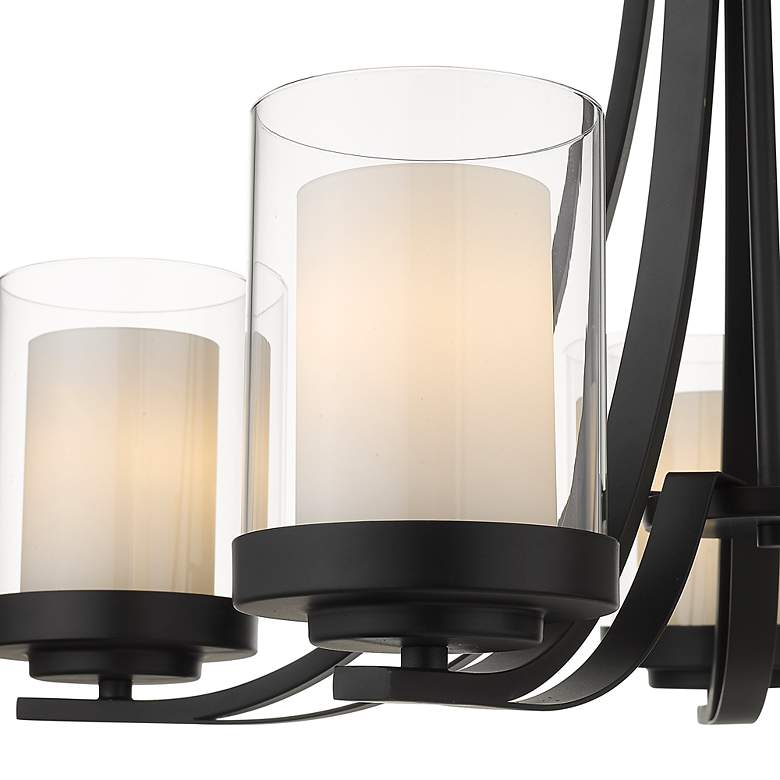 Image 5 Willow by Z-Lite Matte Black 5 Light Chandelier more views