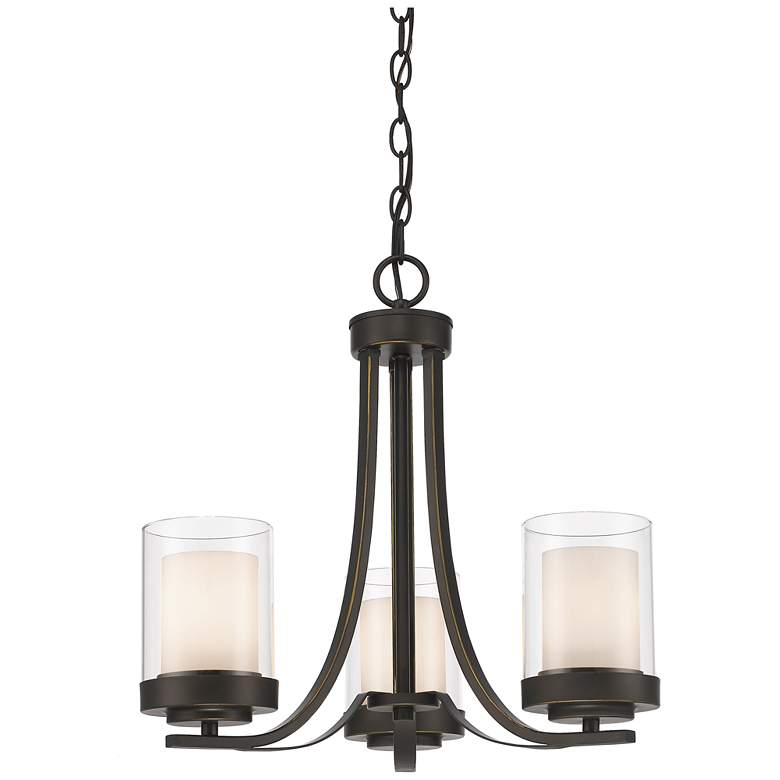 Image 1 Willow by Z-Lite Olde Bronze 3 Light Chandelier