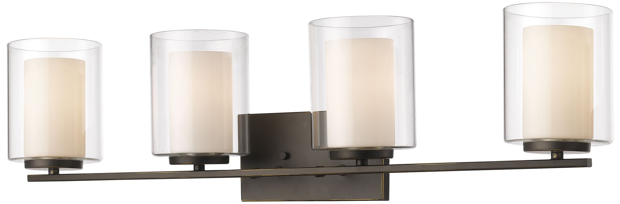 Willow by Z-Lite Olde Bronze 4 Light Vanity