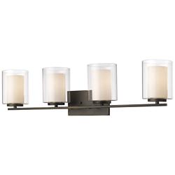 Willow by Z-Lite Olde Bronze 4 Light Vanity