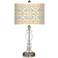 Willow Chinoiserie Giclee Apothecary Clear Glass Table Lamp