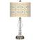 Willow Chinoiserie Giclee Apothecary Clear Glass Table Lamp