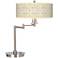 Willow Chinoiserie Giclee CFL Swing Arm Desk Lamp