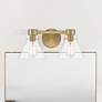 1_Willow Creek 16.5 in. 2-Light Brushed Gold Contemporary Vanity Light