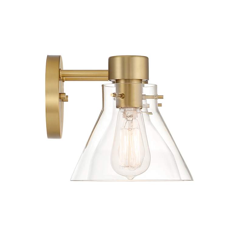 Image 4 Willow Creek 16.5 in. 2-Light Brushed Gold Contemporary Vanity Light more views