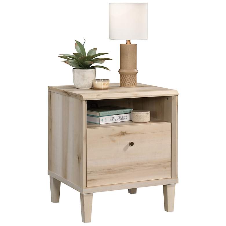 Image 5 Willow Place 21 3/4" Wide Pacific Maple 1-Drawer Night Stand more views