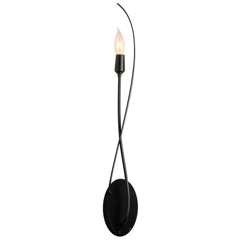 Image 1 Willow Sconce - Black Finish