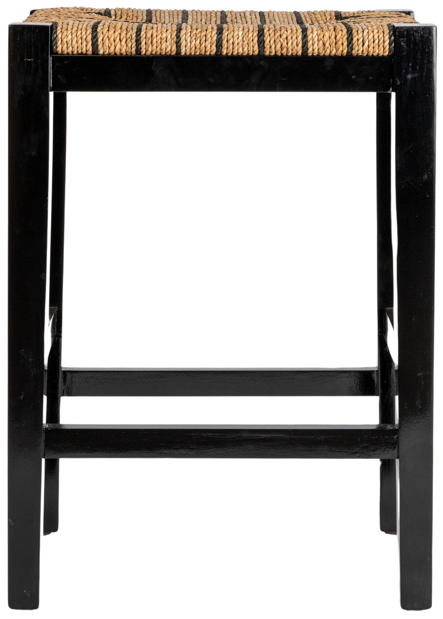 Image 7 Willowbrook 25 1/4" Black Mahogany Wood Counter Stool more views