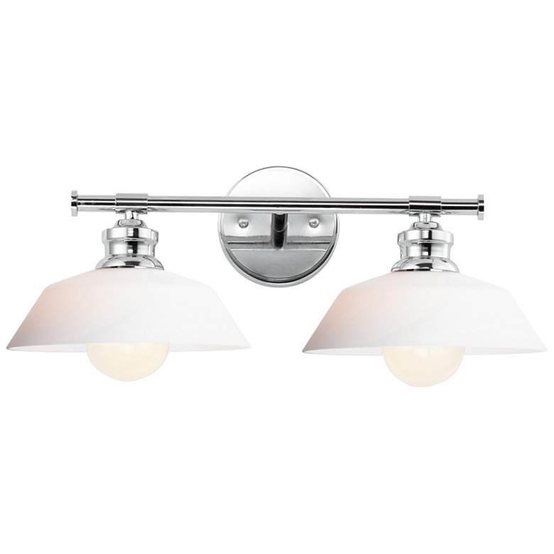 Image 1 Willowbrook 7 3/4 inch High Polished Chrome 2-Light Wall Sconce
