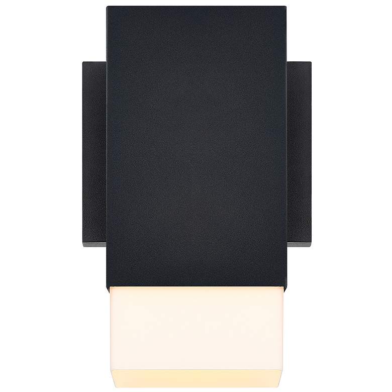 Image 2 Willowsong Black Outdoor Hardwired Wall Sconce more views