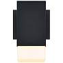 2_Willowsong Black Outdoor Hardwired Wall Sconce more views