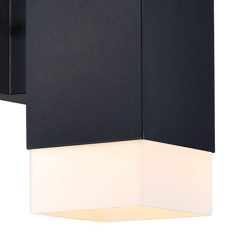 Image 4 Willowsong Black Outdoor Hardwired Wall Sconce more views