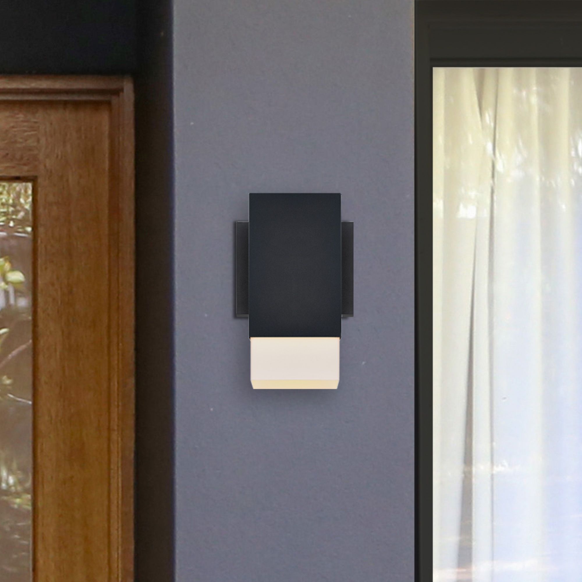 Image 6 Willowsong Black Outdoor Hardwired Wall Sconce more views