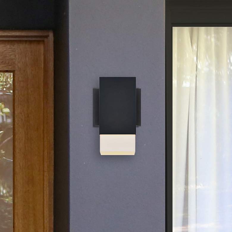 Image 6 Willowsong Black Outdoor Hardwired Wall Sconce more views