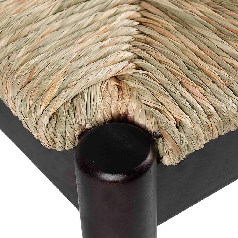 Image 3 Wills 47"W Natural Seagrass Indoor/Outdoor Rectangular Bench more views