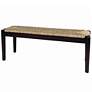 3_Wills 47"W Natural Seagrass Indoor/Outdoor Rectangular Bench more views