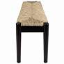 4_Wills 47"W Natural Seagrass Indoor/Outdoor Rectangular Bench more views