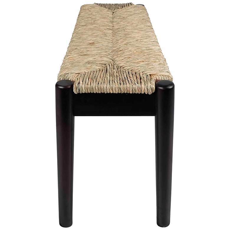 Image 5 Wills 47"W Natural Seagrass Indoor/Outdoor Rectangular Bench more views