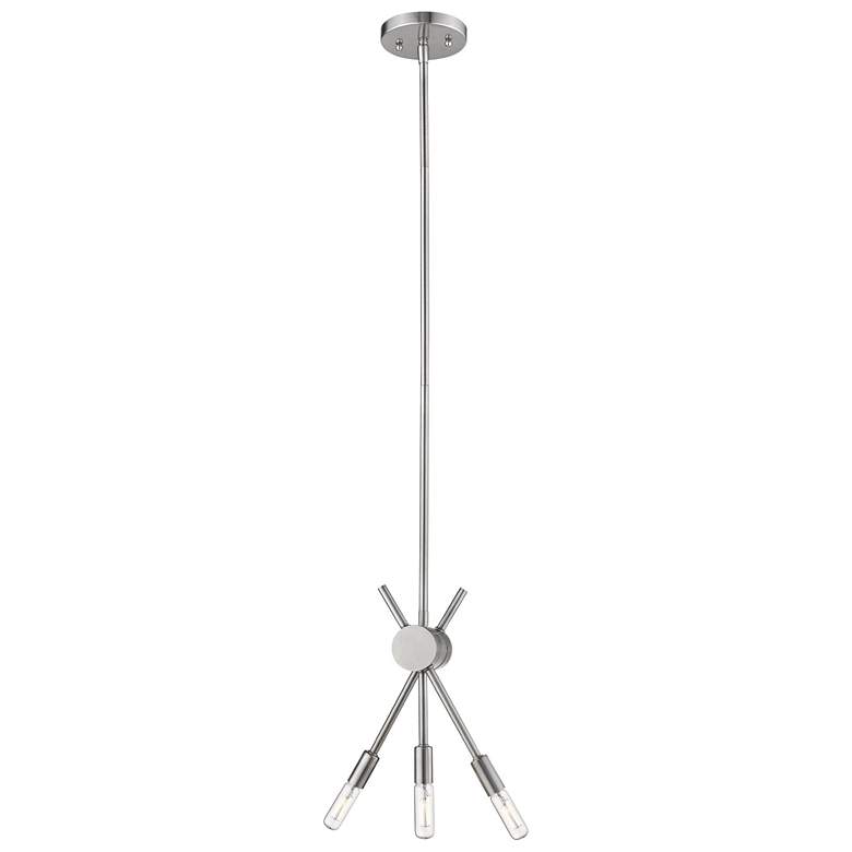 Image 1 Willsboro - 3-Light Mini Pendant - Polished Nickel