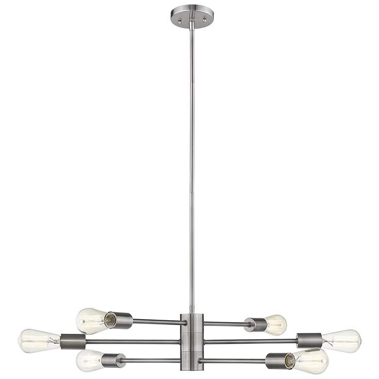 Image 1 Willsboro - 6-Light Pendant - Polished Nickel