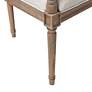 Willshire 47 1/4" Wide Beige and Natural Rattan Settee