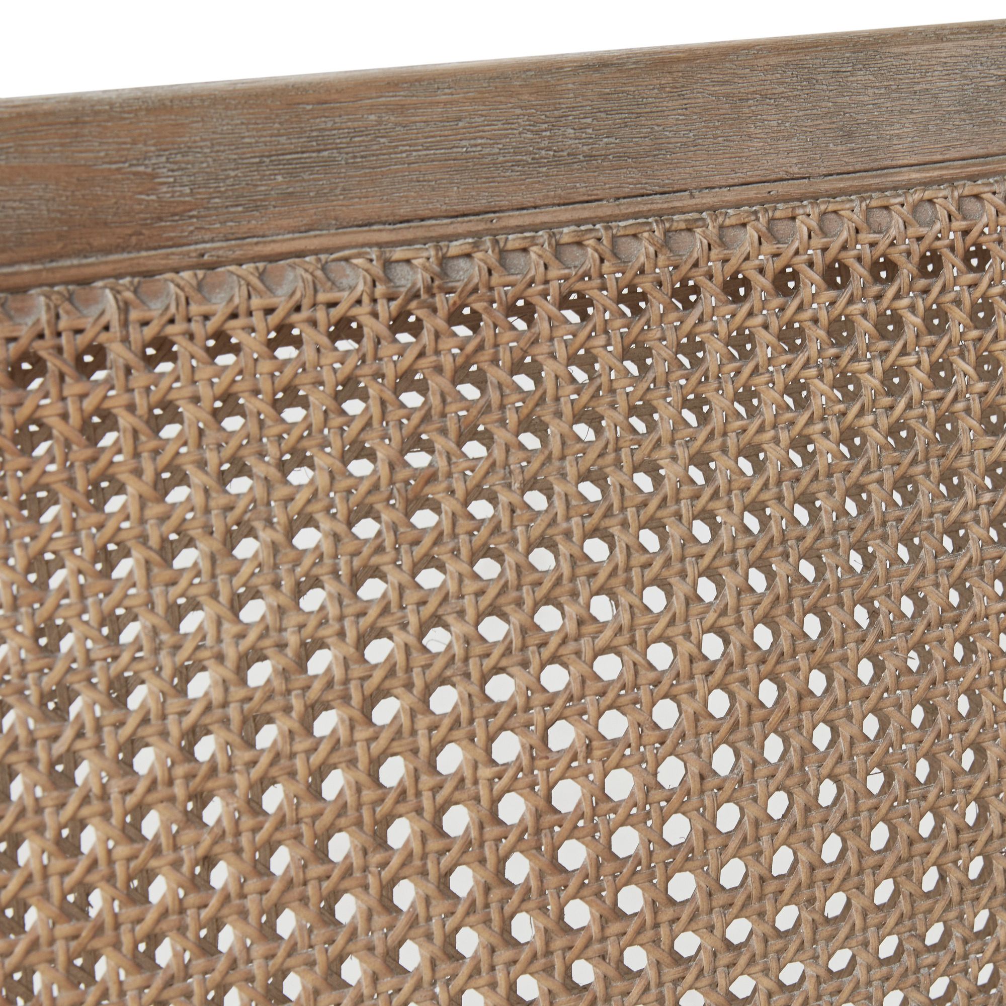 Willshire 47 1/4" Wide Beige and Natural Rattan Settee