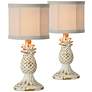 1_Willy Antique White 14" High Accent Table Lamps Set of 2