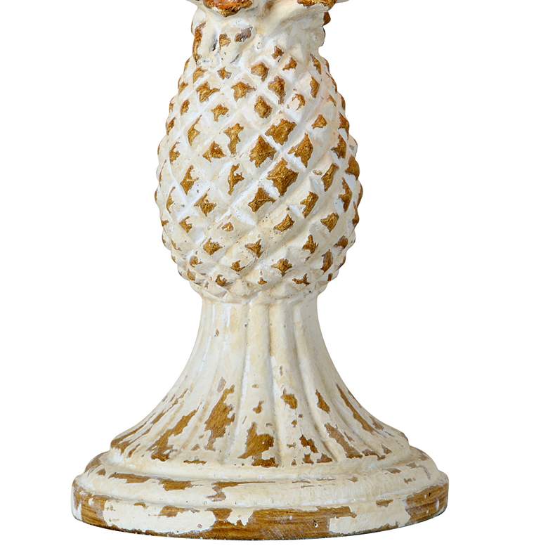 Image 3 Willy Antique White 14" High Accent Table Lamps Set of 2 more views