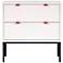 Wilma 24" Wide White Wood 2-Drawer Nightstand