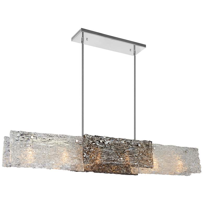 Image 1 Wilma 6 Light Down Chandelier With Chrome Finish