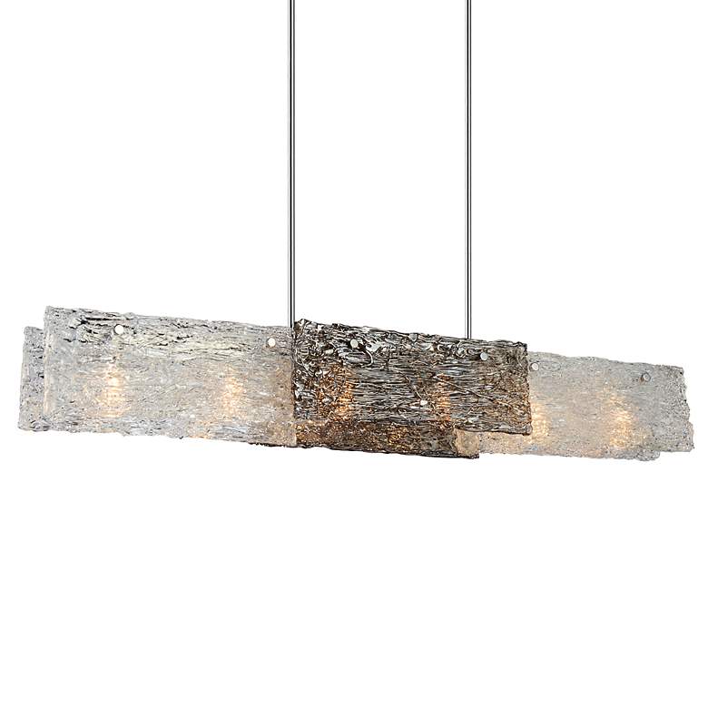 Image 2 Wilma 6 Light Down Chandelier With Chrome Finish more views