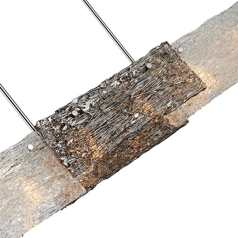 Image 3 Wilma 6 Light Down Chandelier With Chrome Finish more views
