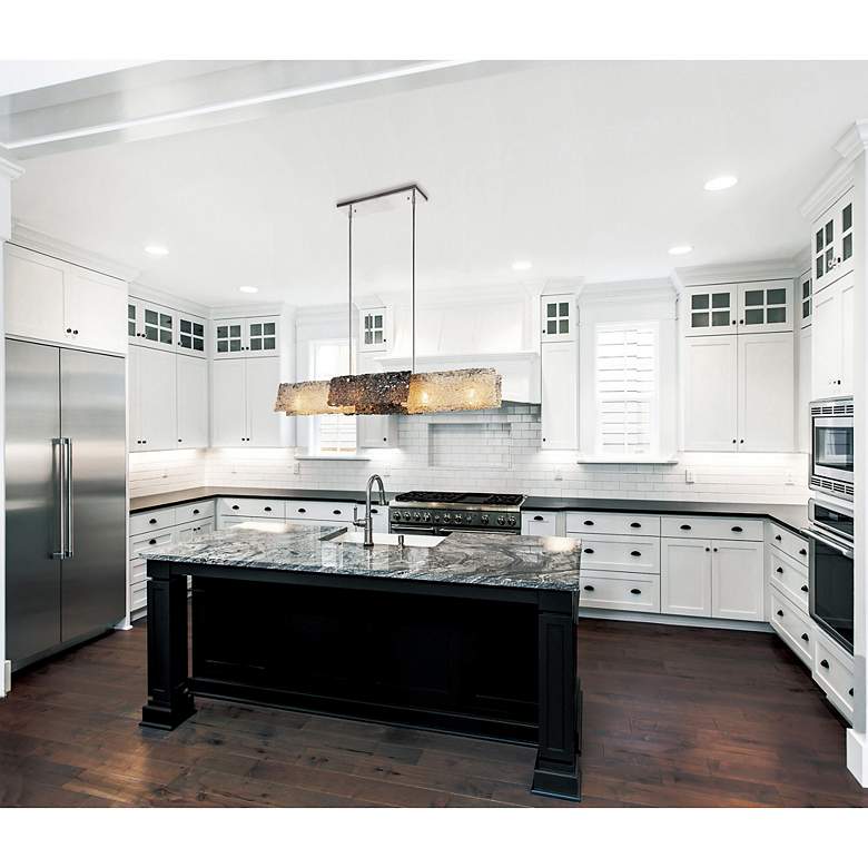 Image 6 Wilma 6 Light Down Chandelier With Chrome Finish more views