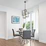 3_Wilmington 20" Wide Oil-Rubbed Bronze 4-Light Tiered Pendant more views