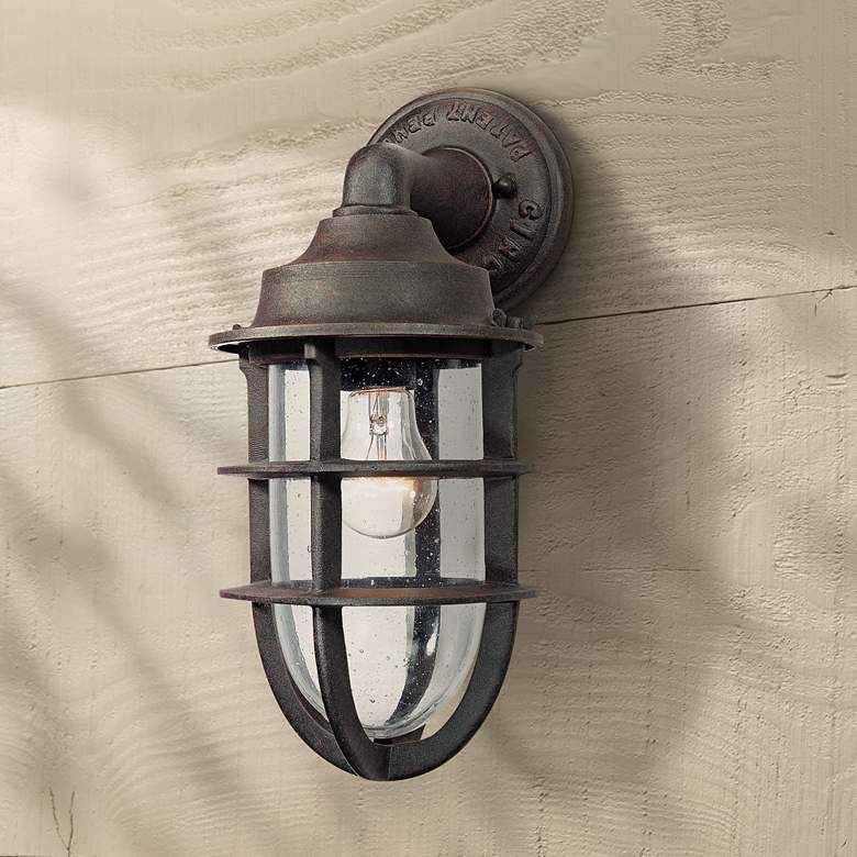 Image 1 Wilmington Collection 14 1/2 inch High Outdoor Wall Light