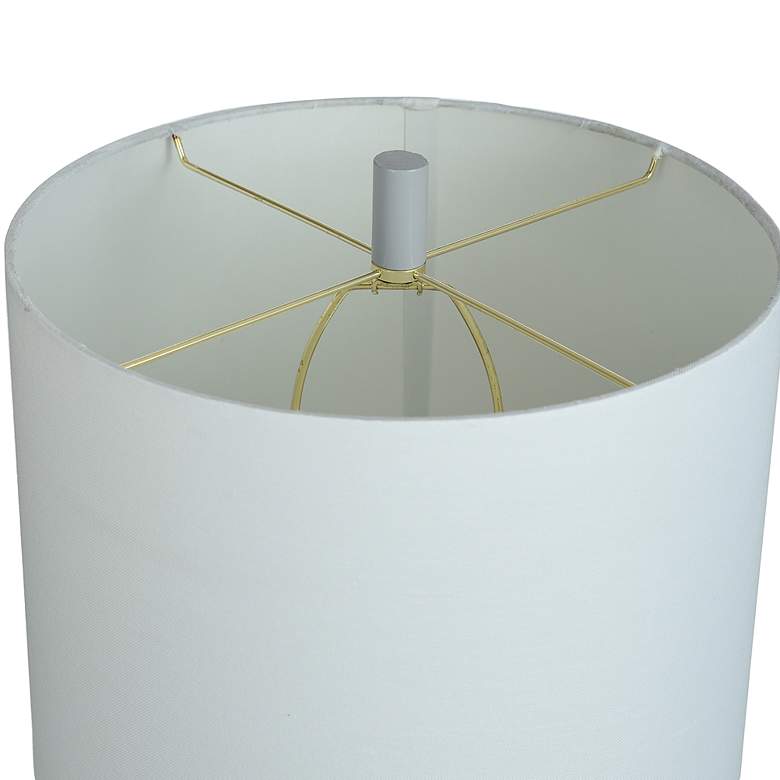 Image 5 Wilson 27 3/4" Modern Soft Brass and Natural Concrete Table Lamp more views