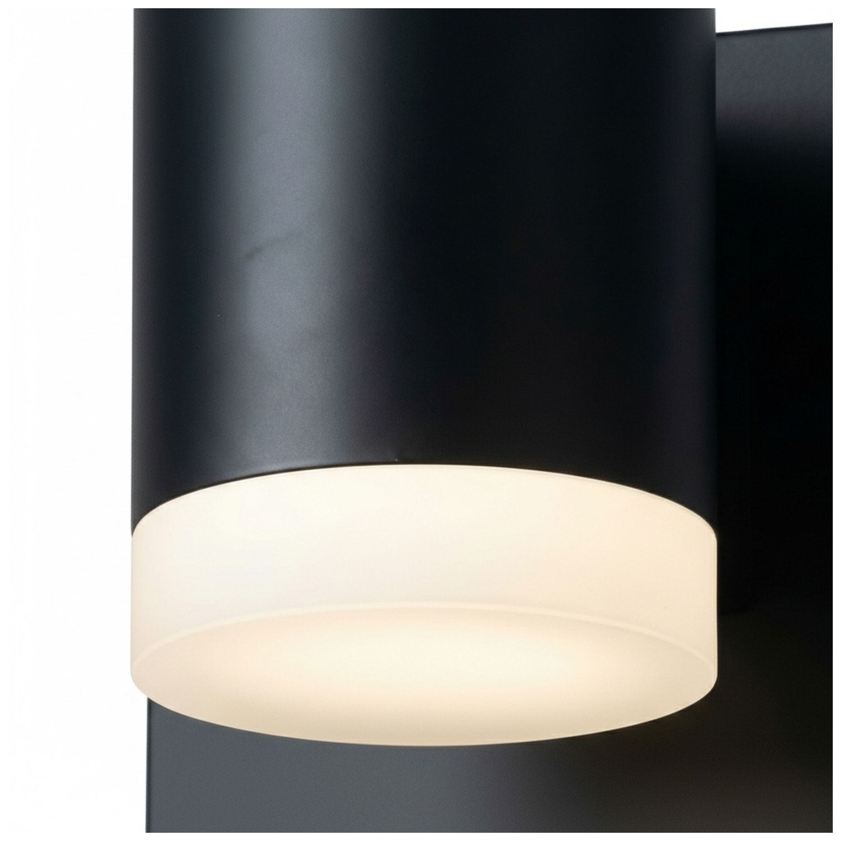 Image 3 Wilson 5" High Matte Black, White LED Wall Sconce more views