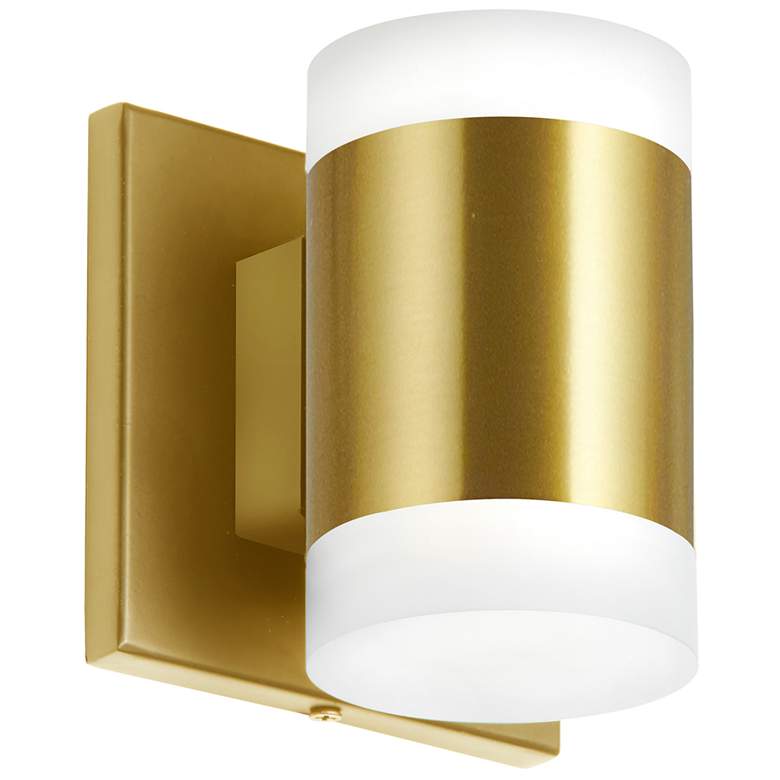 Image 1 Wilson Aged Brass Wall Sconce