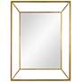 Wilton Gold Iron 30" x 40" Wall Mirror