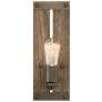 Winchester; 1 Light; Wall Sconce; Bronze/Aged Wood Finish
