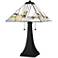 Winchester 2-Light Matte Black Table Lamp