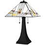 Winchester 2-Light Matte Black Table Lamp