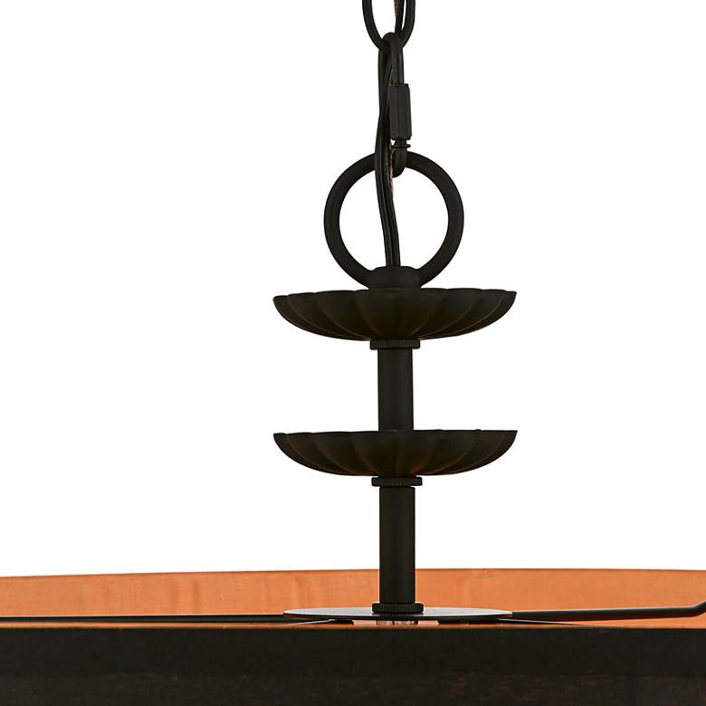 Image 6 Winchester 23" Wide Black 5-Light Drum Pendant more views