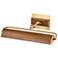 Winchfield 17 1/2" Wide Aged Brass Adjustable Picture Light