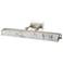 Winchfield Large Picture Light in Polished Nickel and White Marble